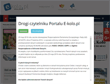 Tablet Screenshot of e-kolo.pl